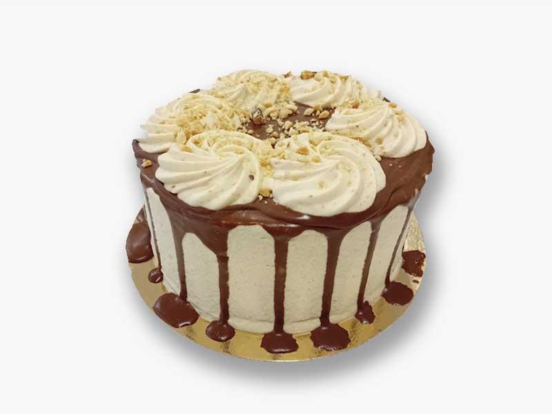 TARTA DE CACAHUETE KETO SIN AZÚCAR